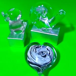 Beautiful Vintage Handblown Art Glass Lot-3